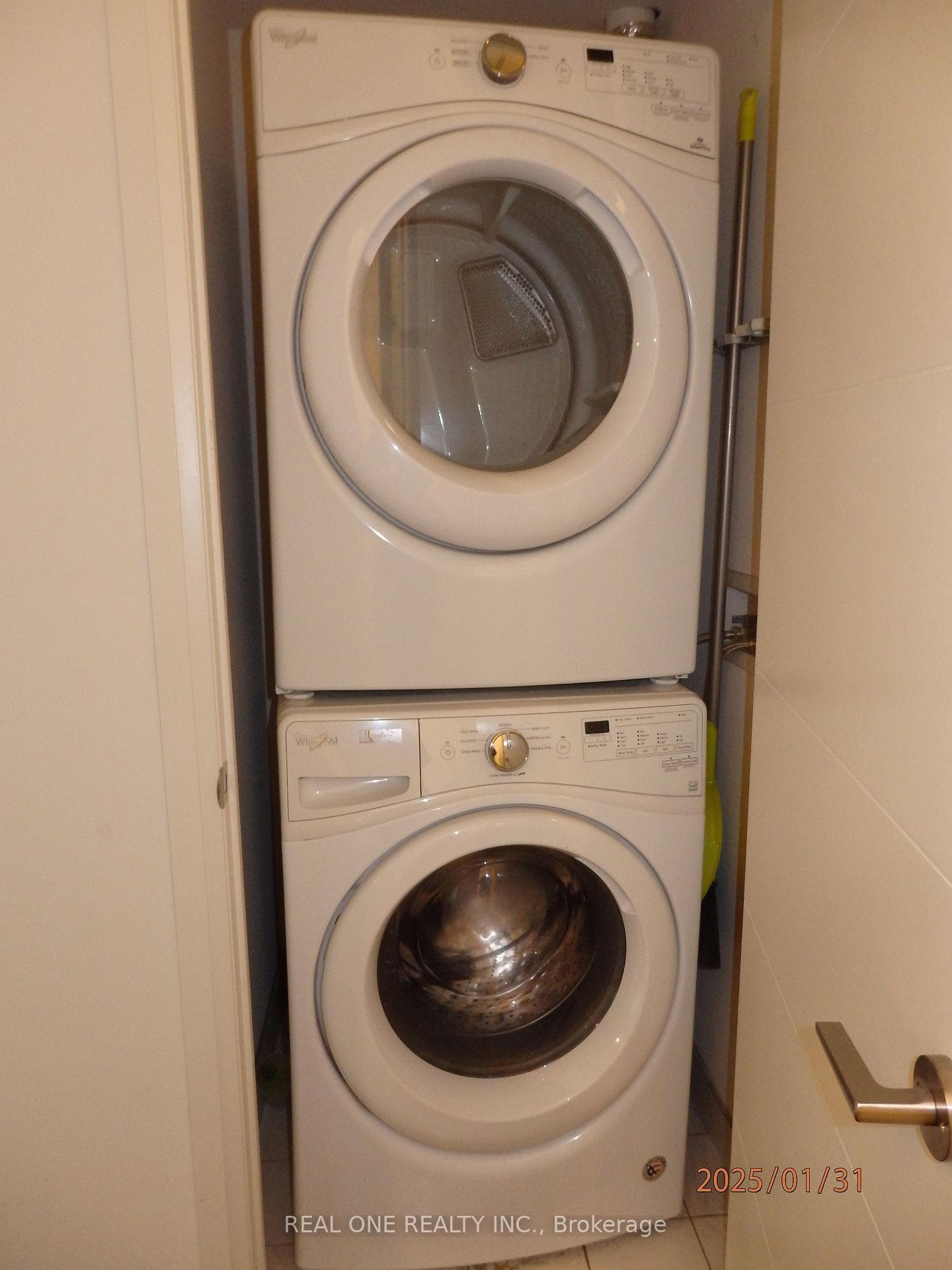 Stacked Washer and dryer