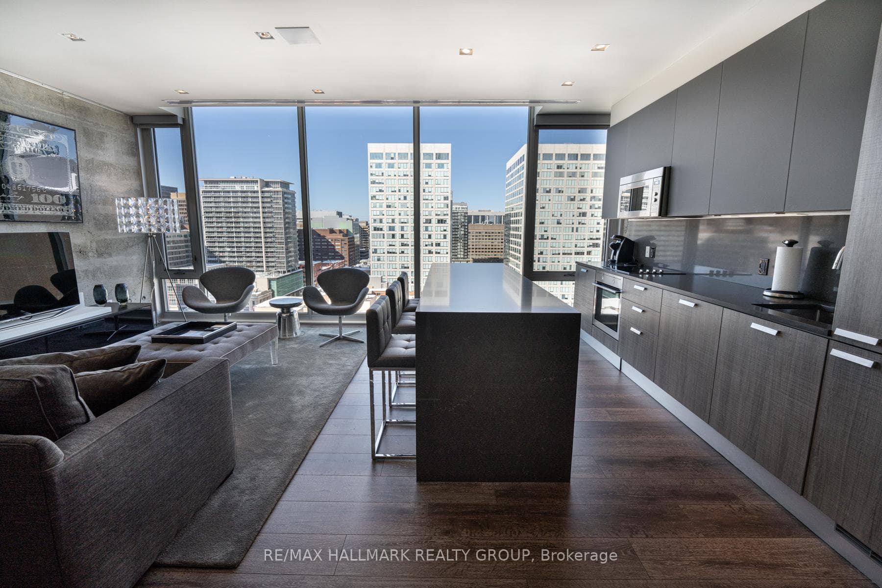 Kitchen and Living Room