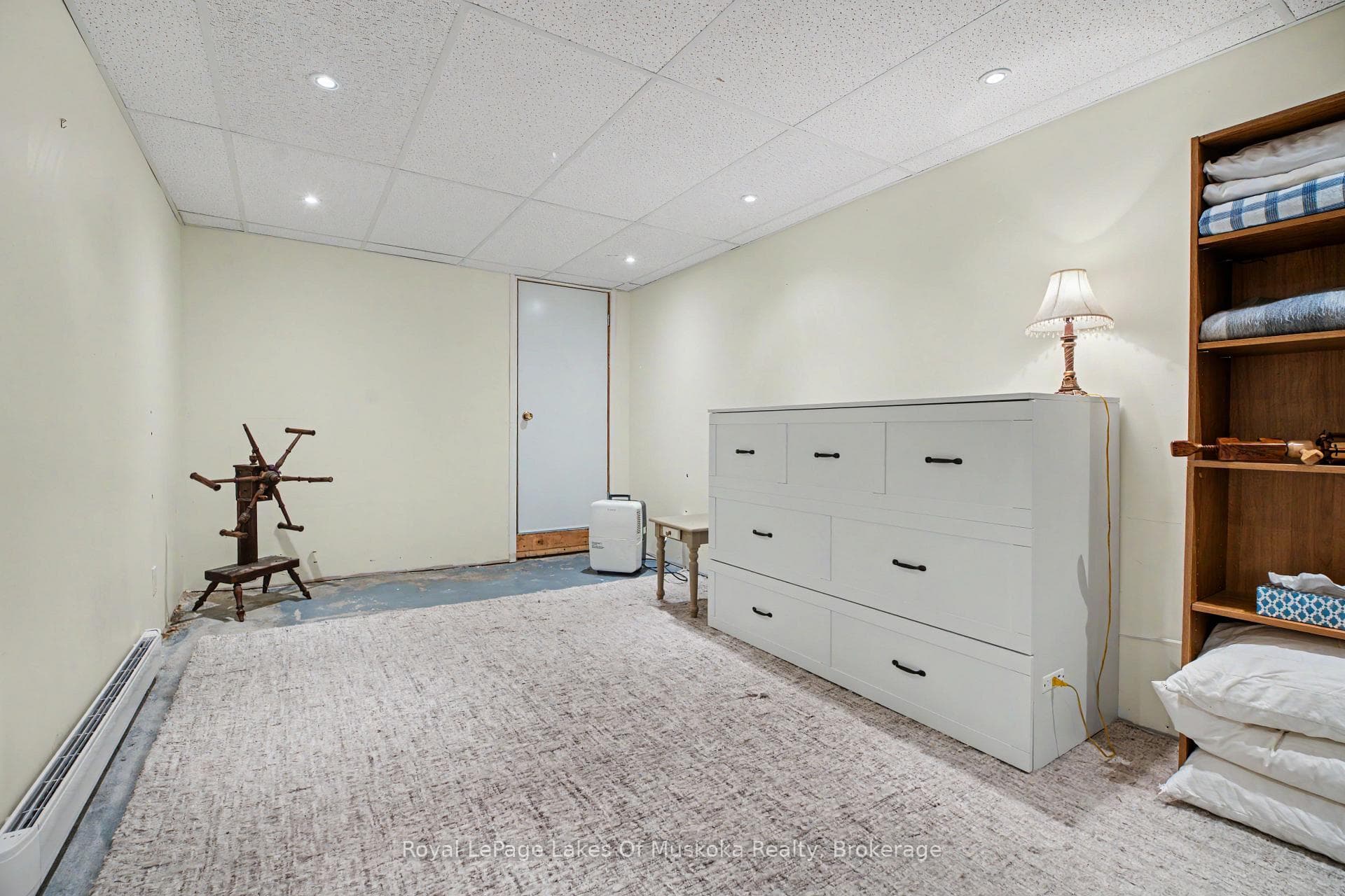 Basement Bedroom, with walkup to the backyard