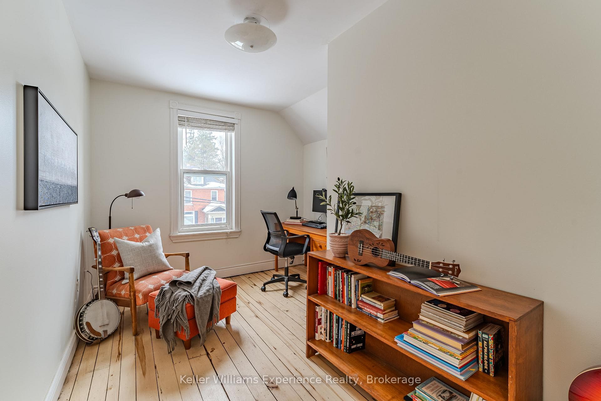 Bright third bedroom with character and warmth