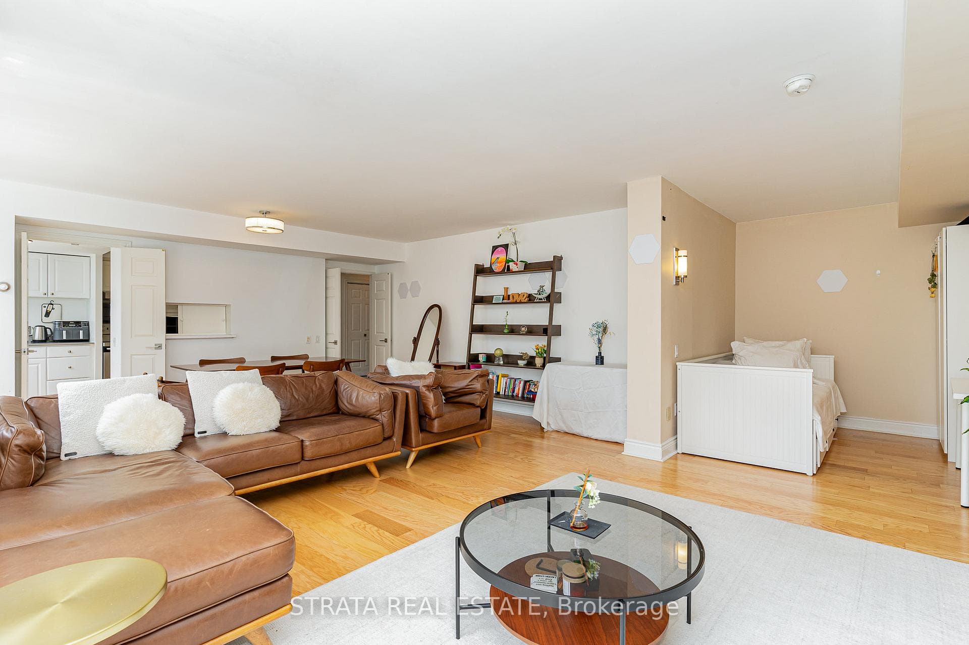Living room and Den