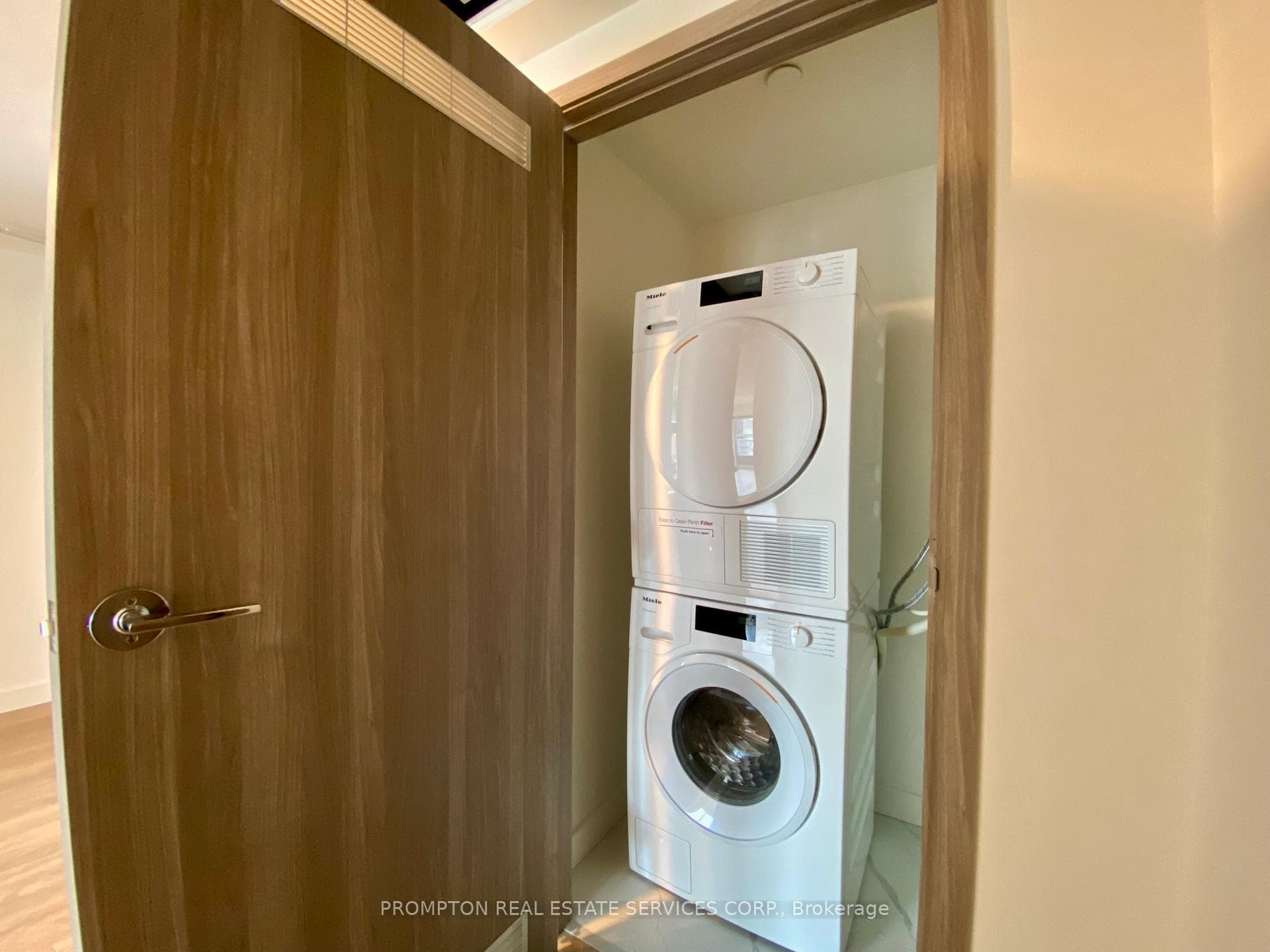 Stacked washer & dryer