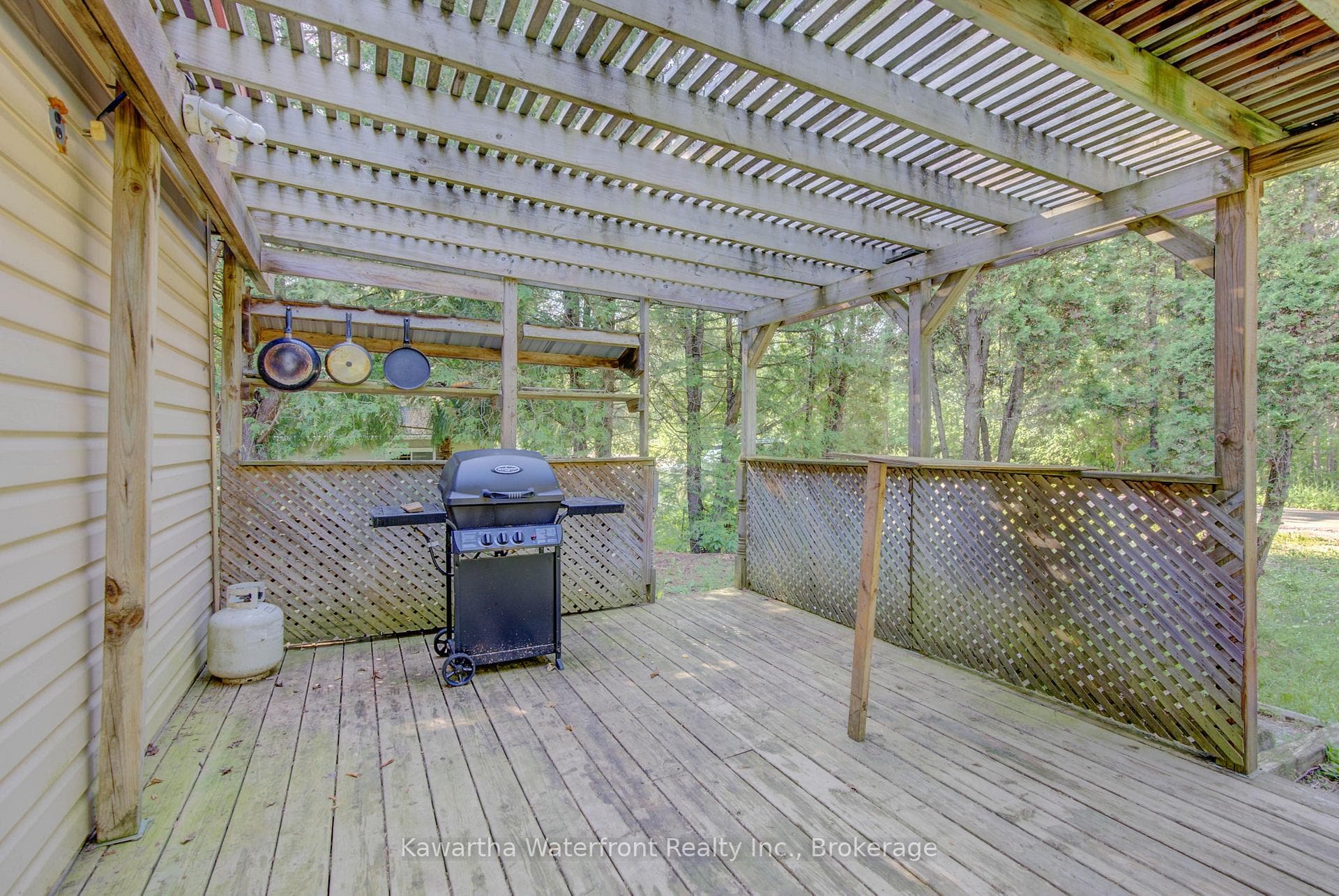 Roadside patio