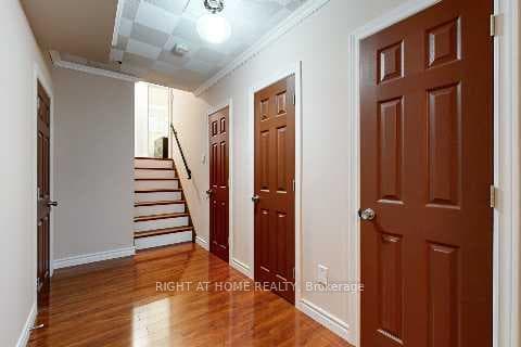 hallway in basement