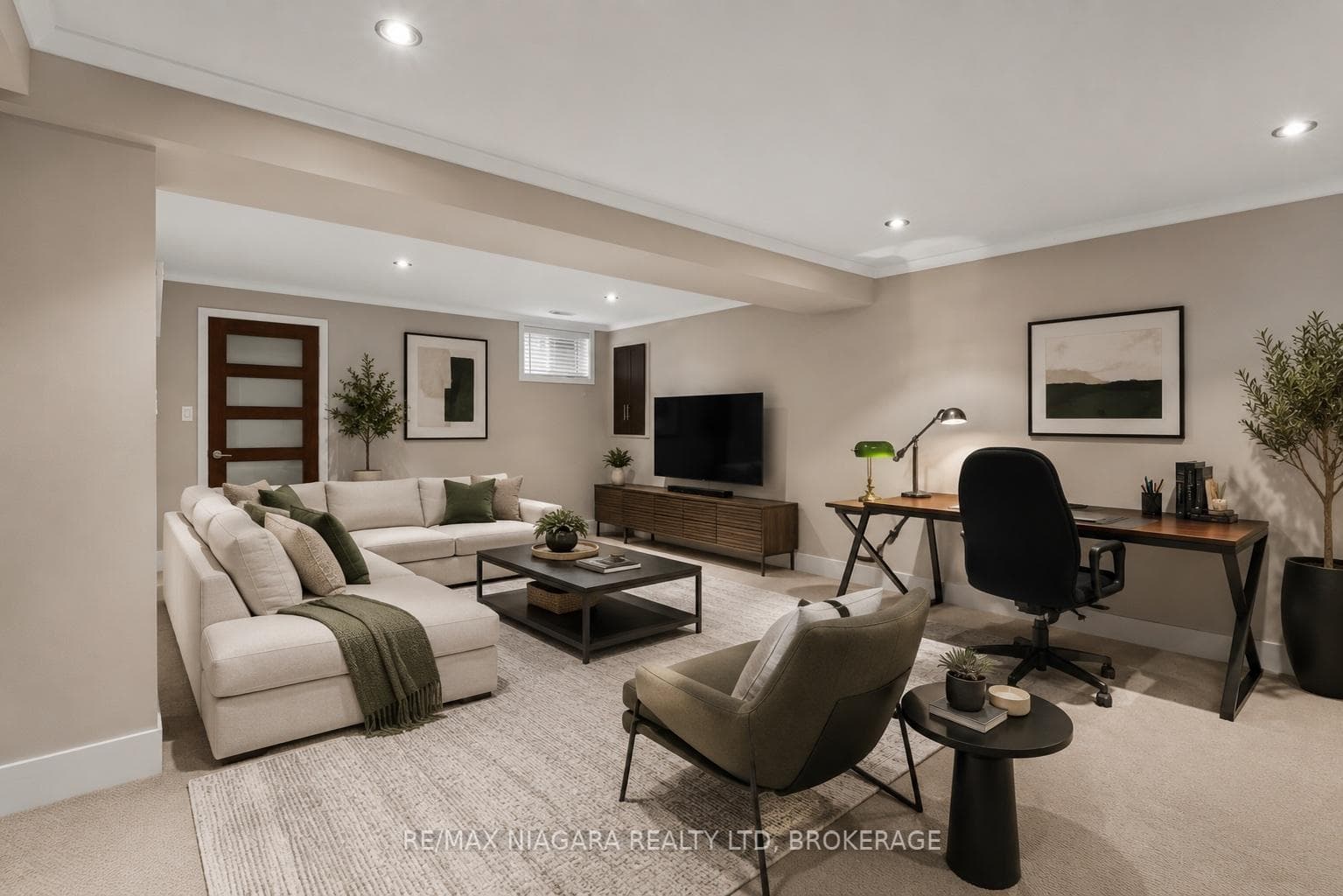 Basement.Virtually Staged