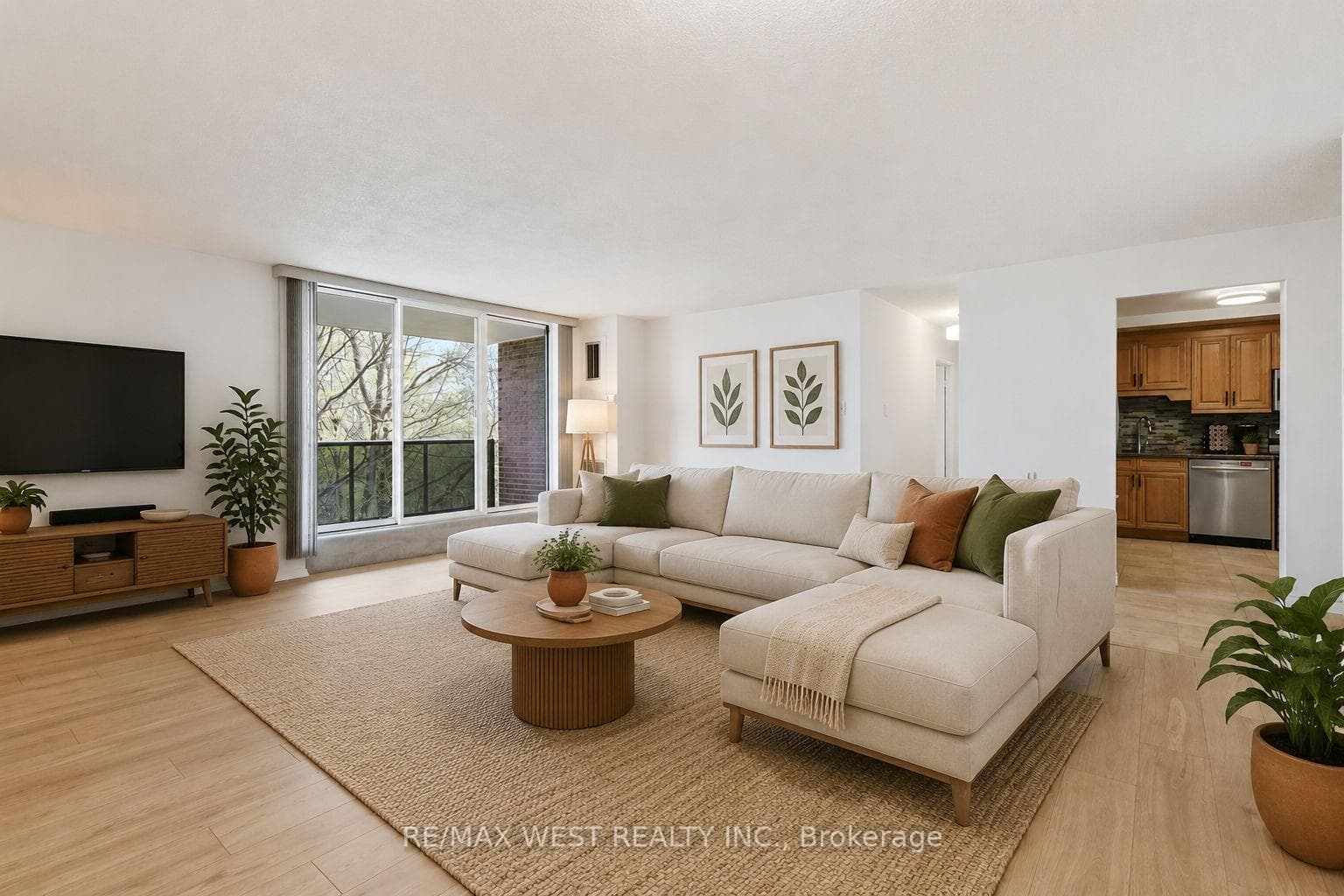 virtually staged living concept
