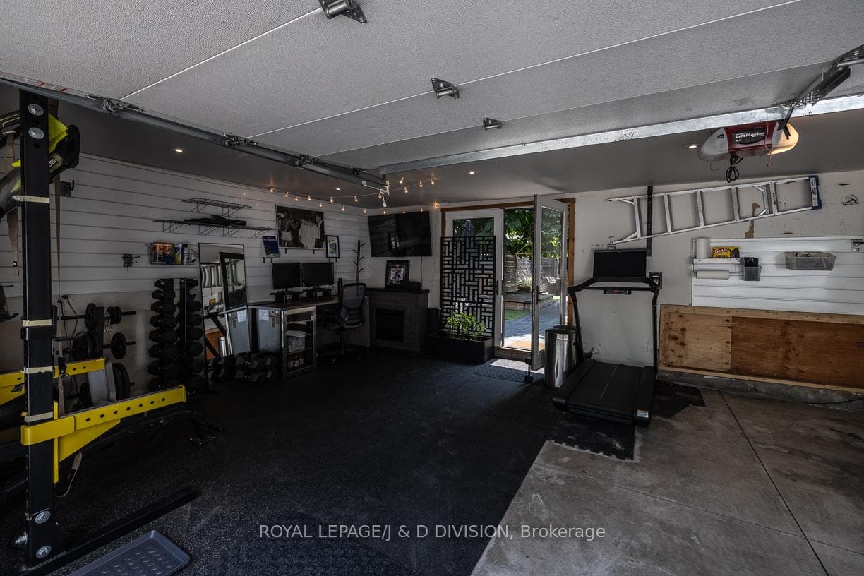 Double Garage with Office Space and Upper Storage