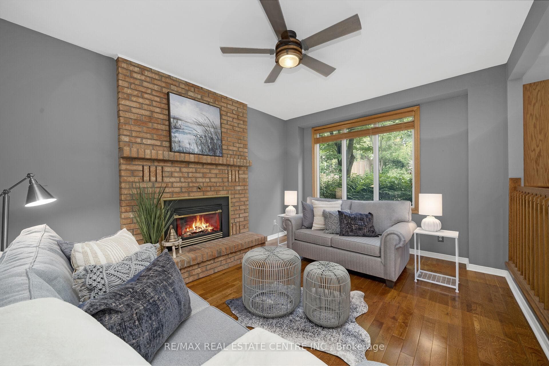 Family Room with Gas Fireplace