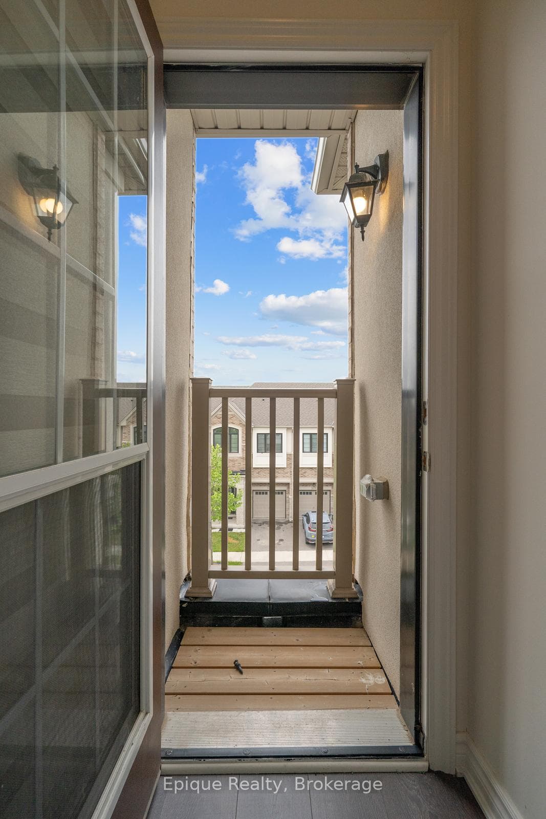 Balcony off primary bedroom