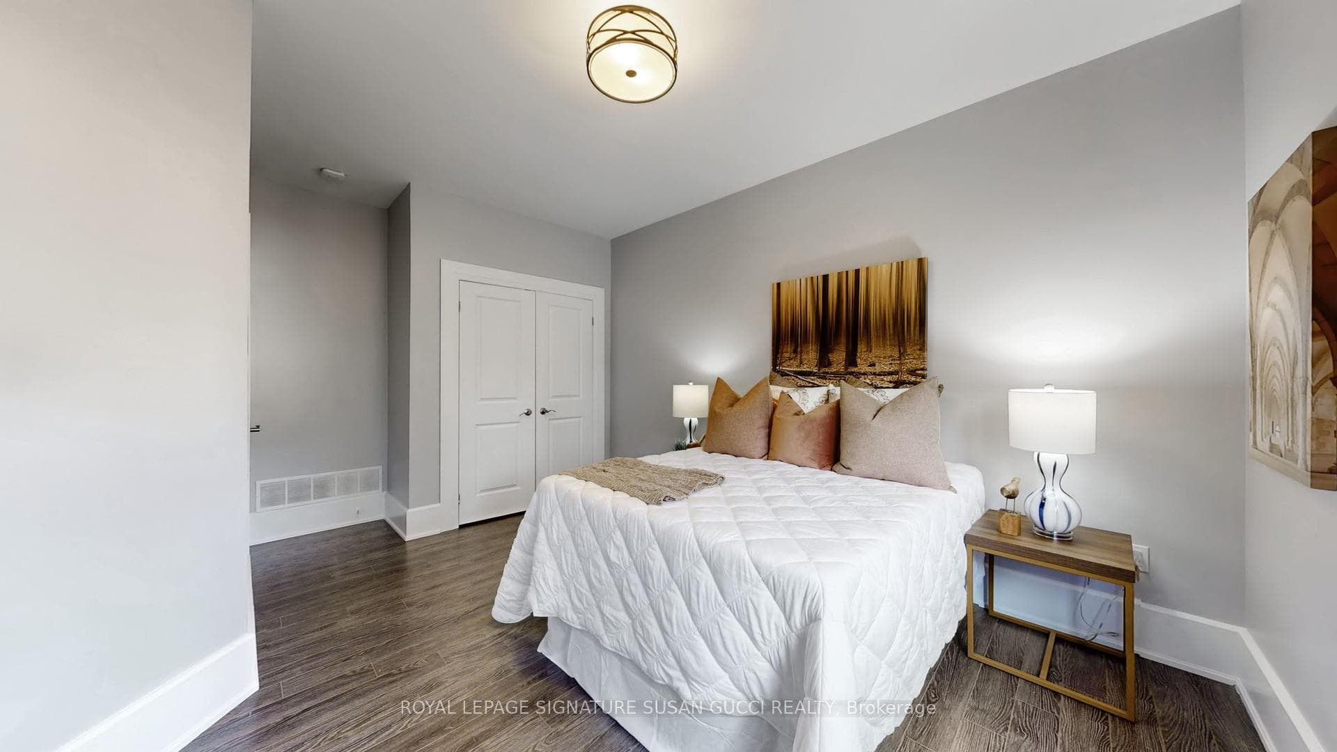 3rd bedroom with double closets