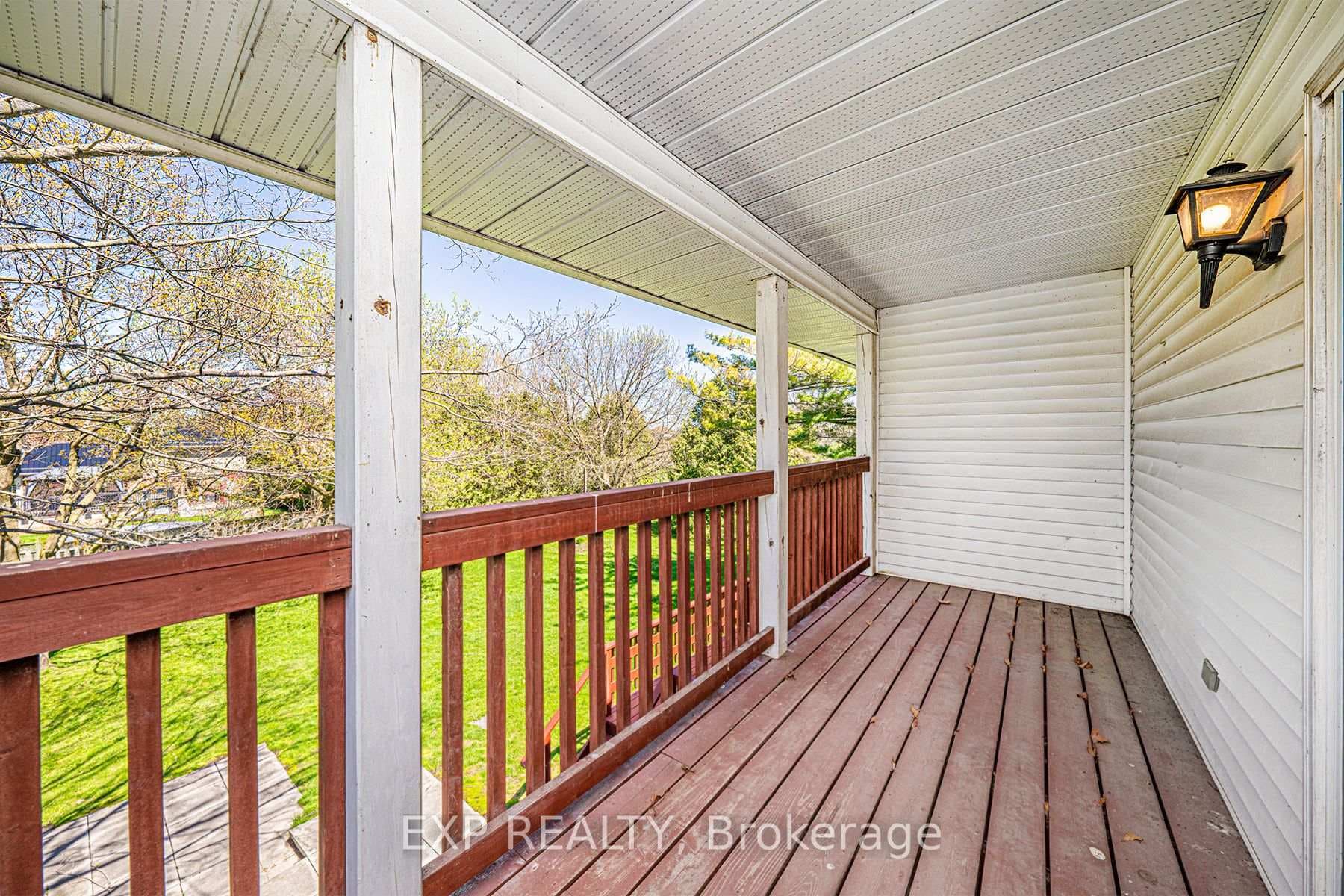 Balcony Overlooking Backyard
