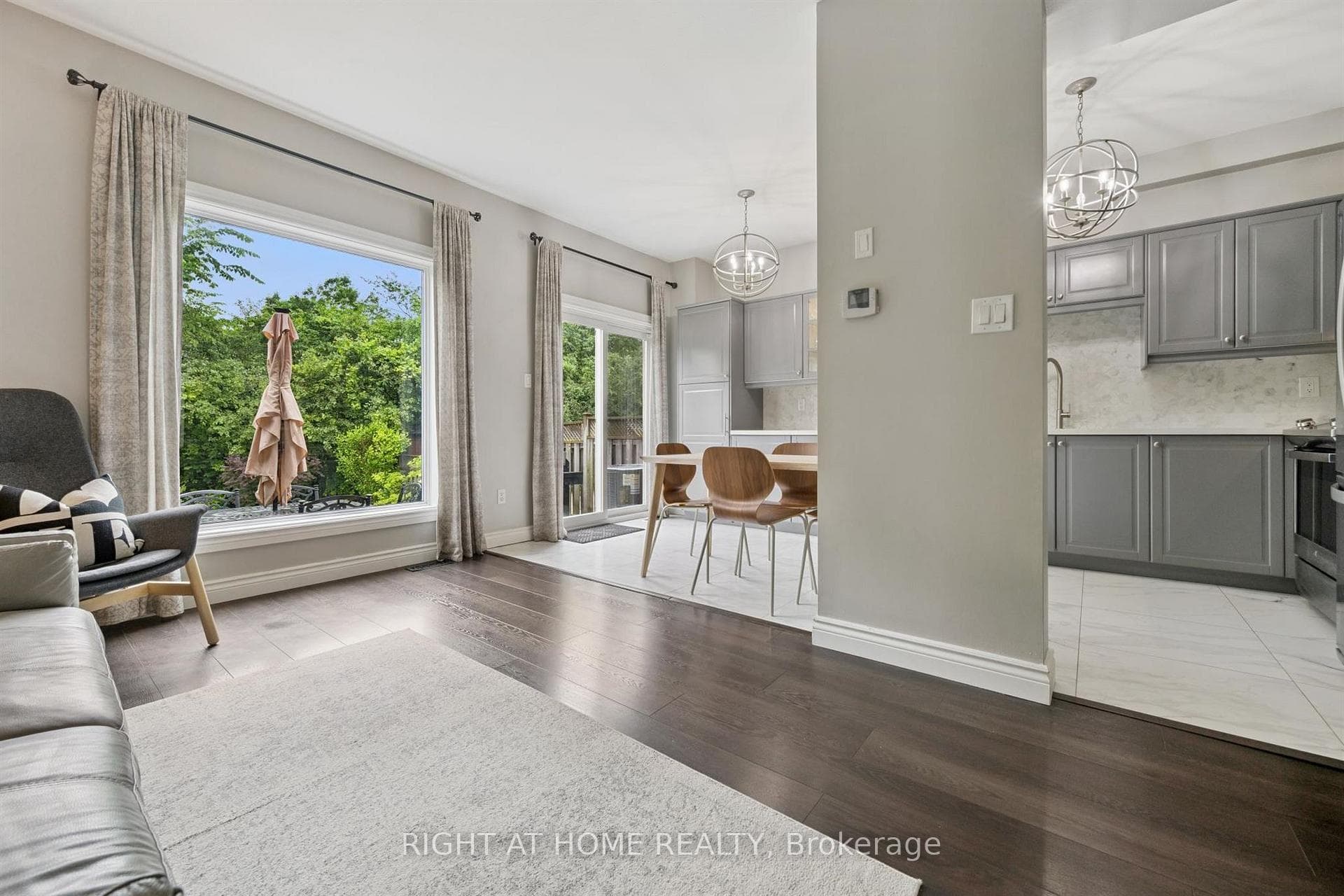 Enlarged window for natural light and leafy views