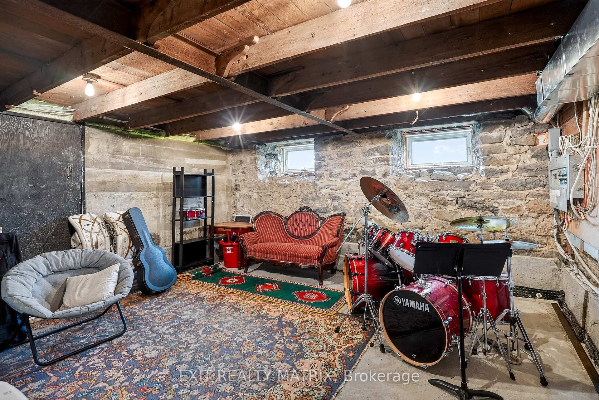 7-ft ceilings in waterproofed basement