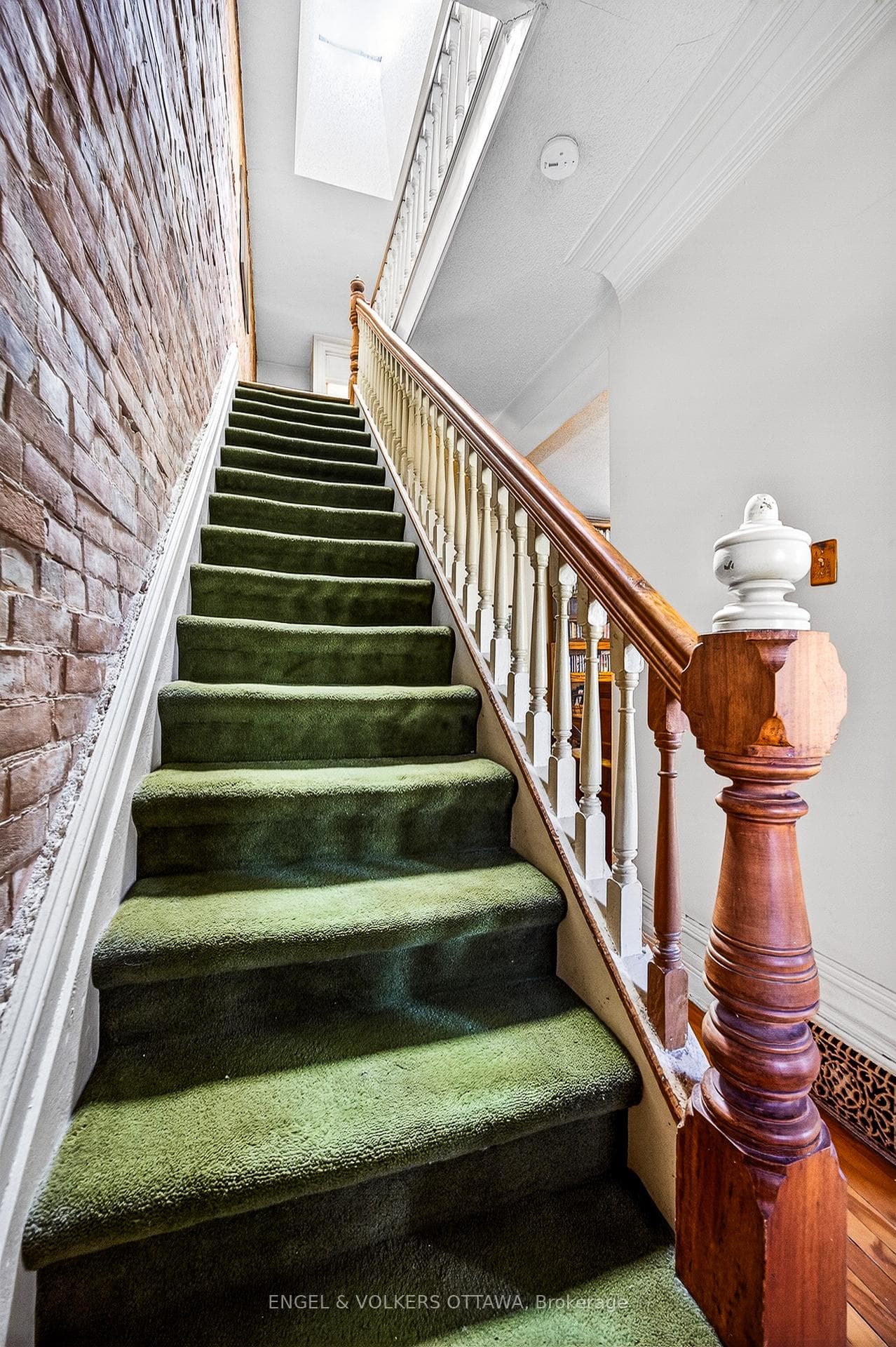 Skylight over staircase
