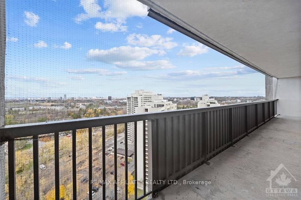 The balcony runs the full length of the condo. Lot