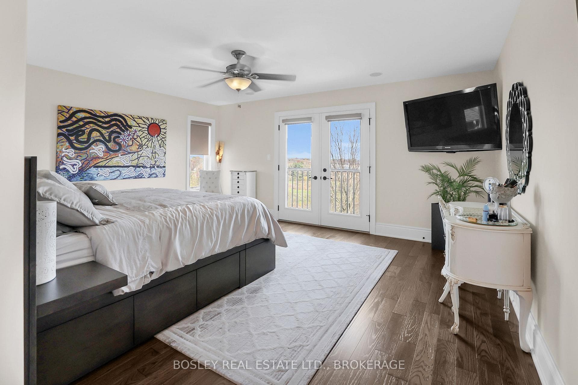 Primary bedroom option#2 with remote control blind
