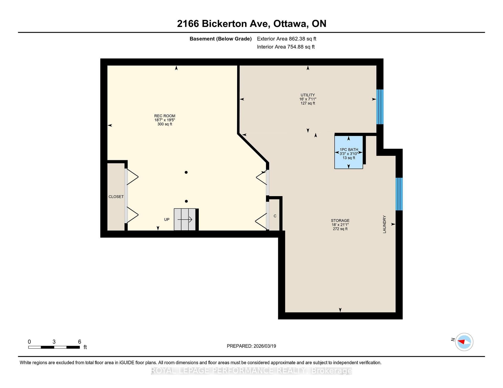 Basement floor plan