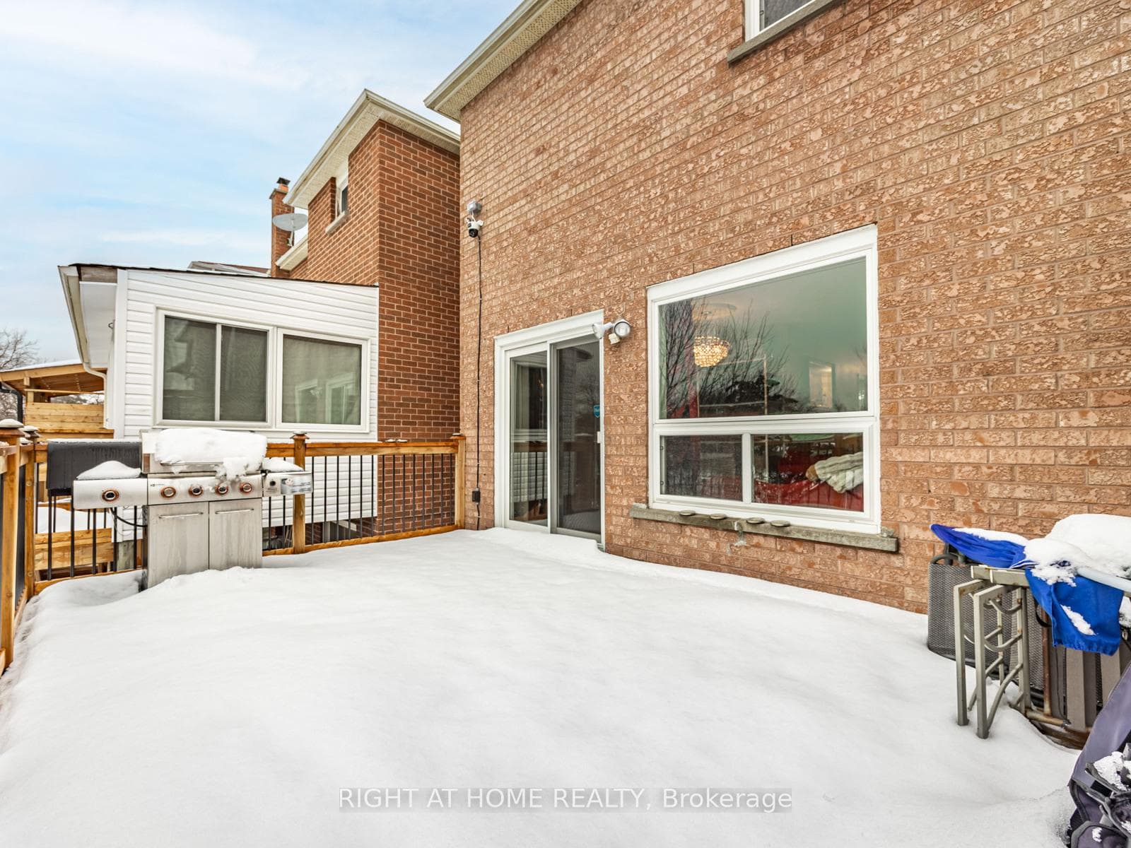 Backyard Exit to deck from main floor dining room