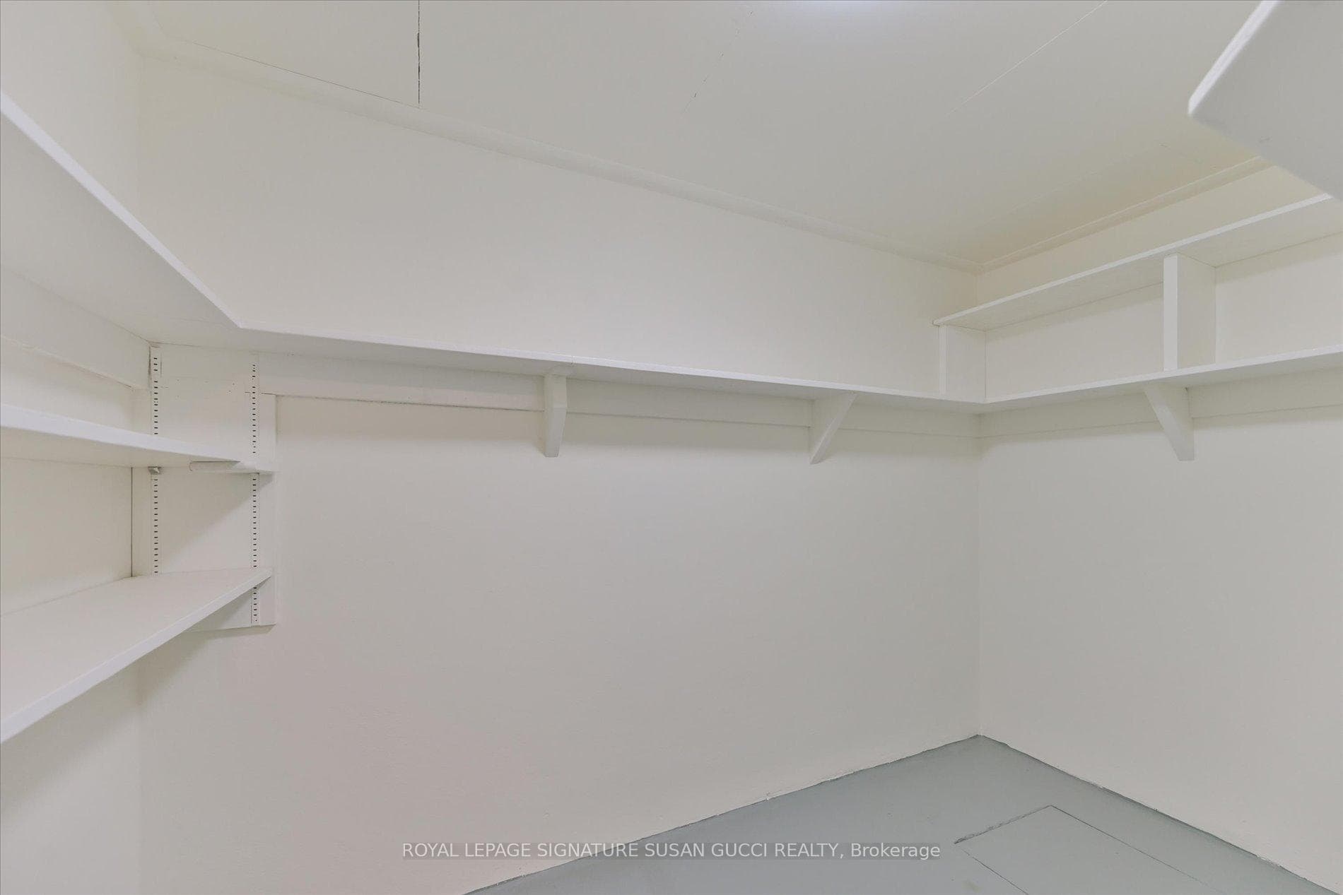 Basement storage area