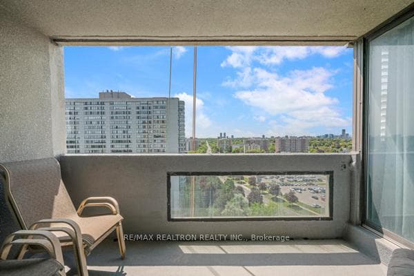 Private balcony overlooking CN Tower