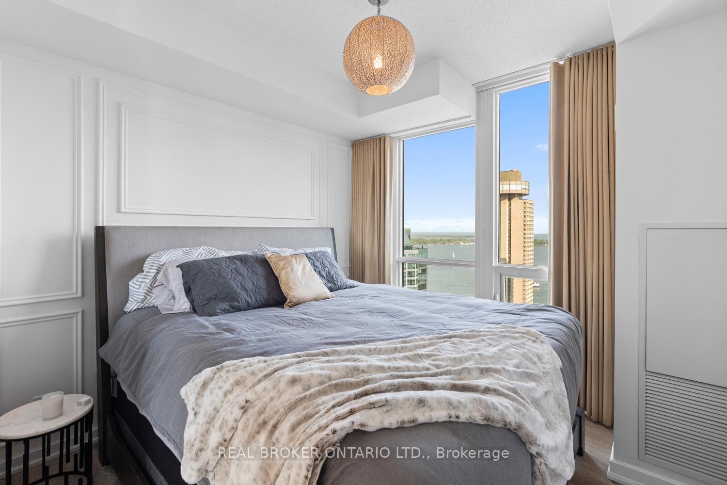 Primary Bedroom with water views