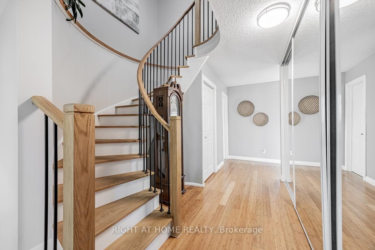 New Wood/Wrought Iron Staircase