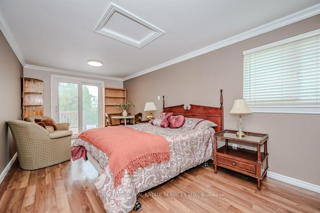 Primary Bedroom w/Direct Access to a Raised Deck