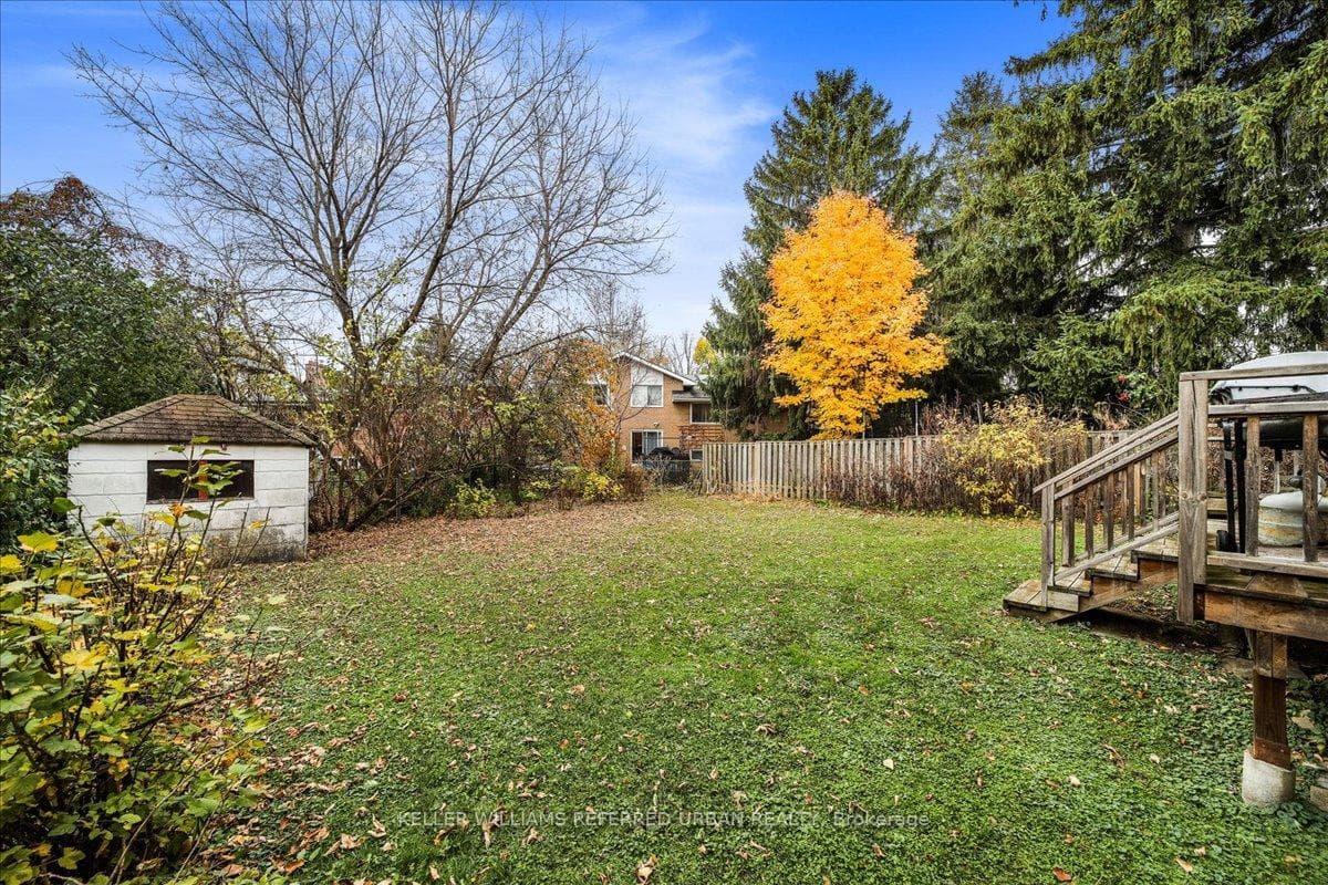 Exciting 150' deep backyard