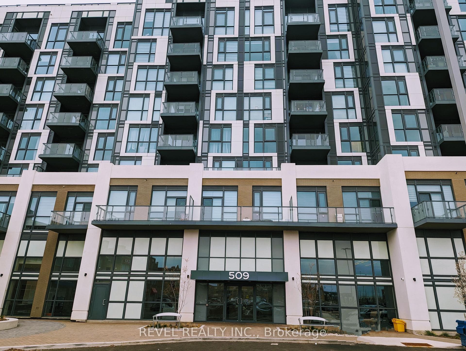 East side of building