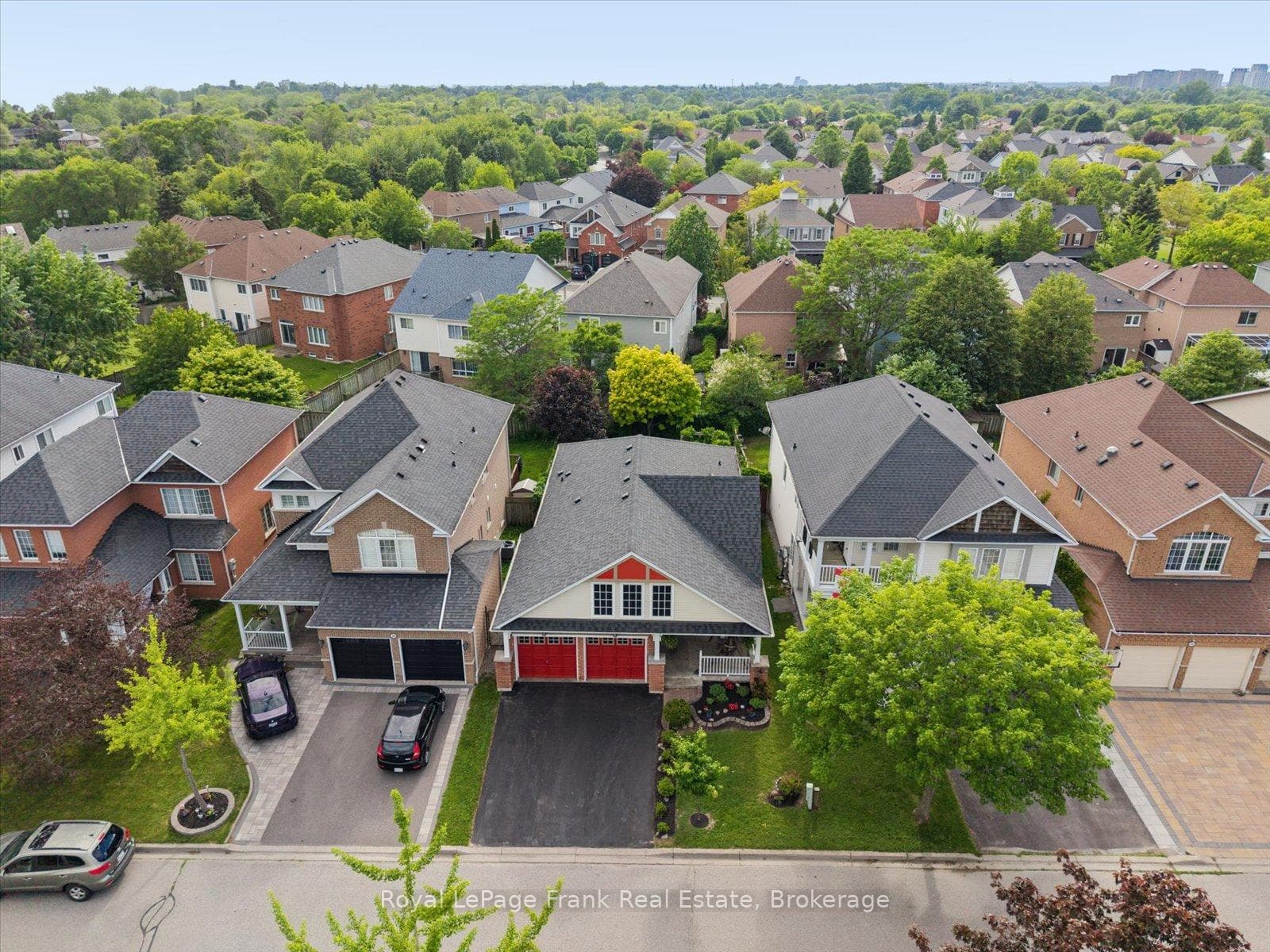Double Car Garage and Drive, No Sidewalk
