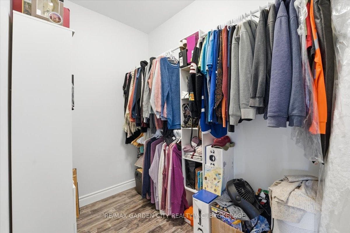 walk-in closet in primary
