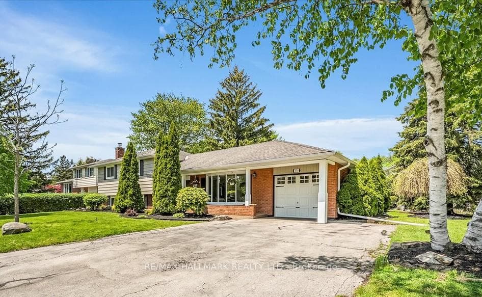 Private double wide driveway
