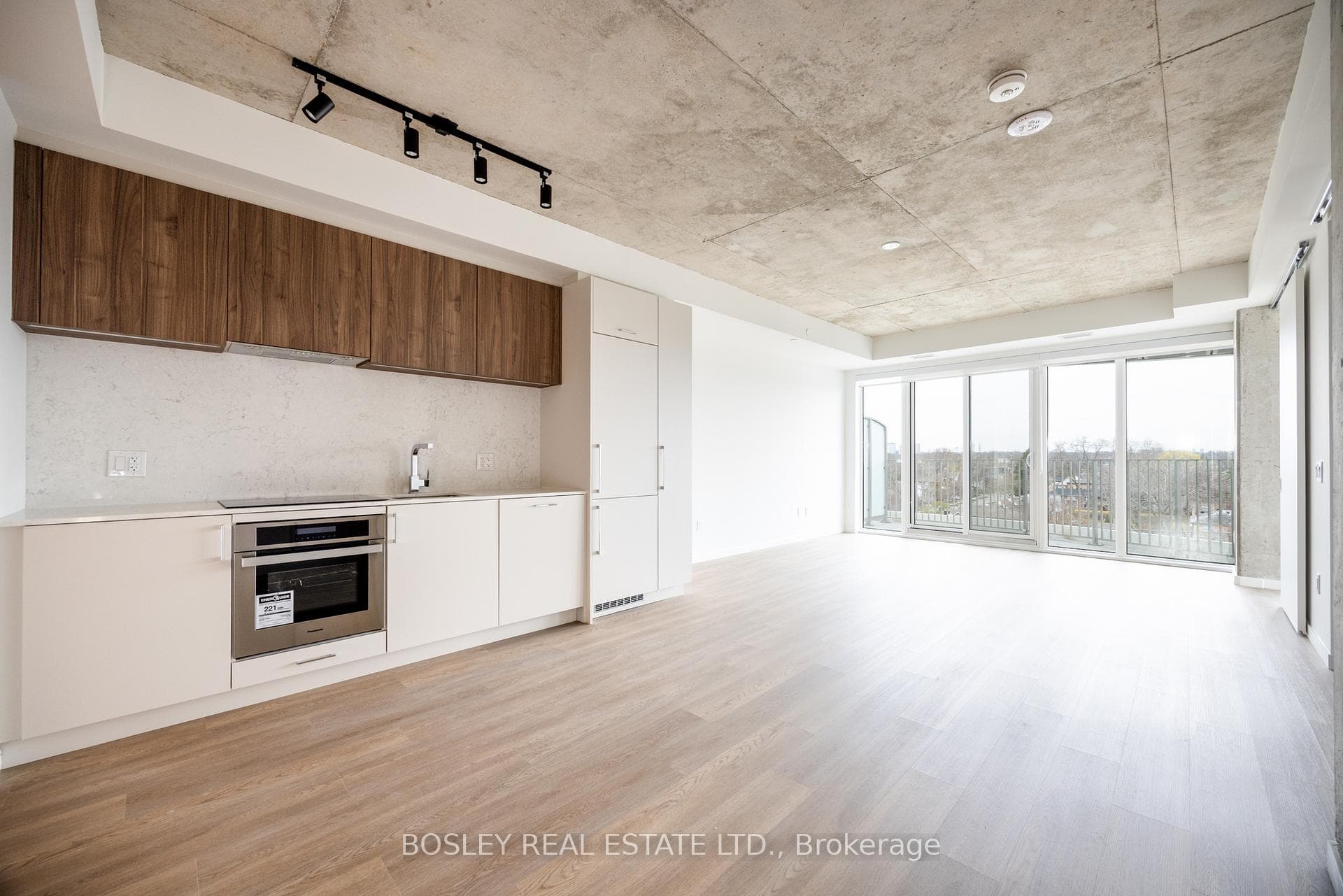 open concept kitchen/dining/living