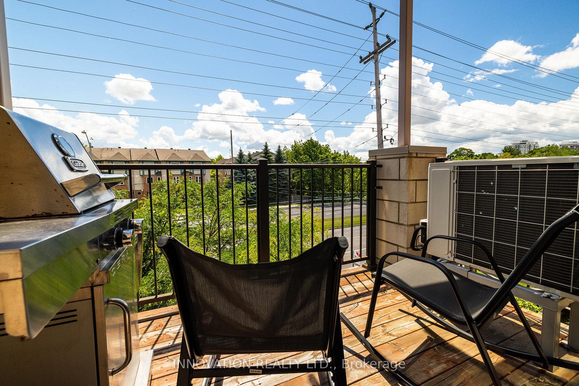 Balcony with BBQ included
