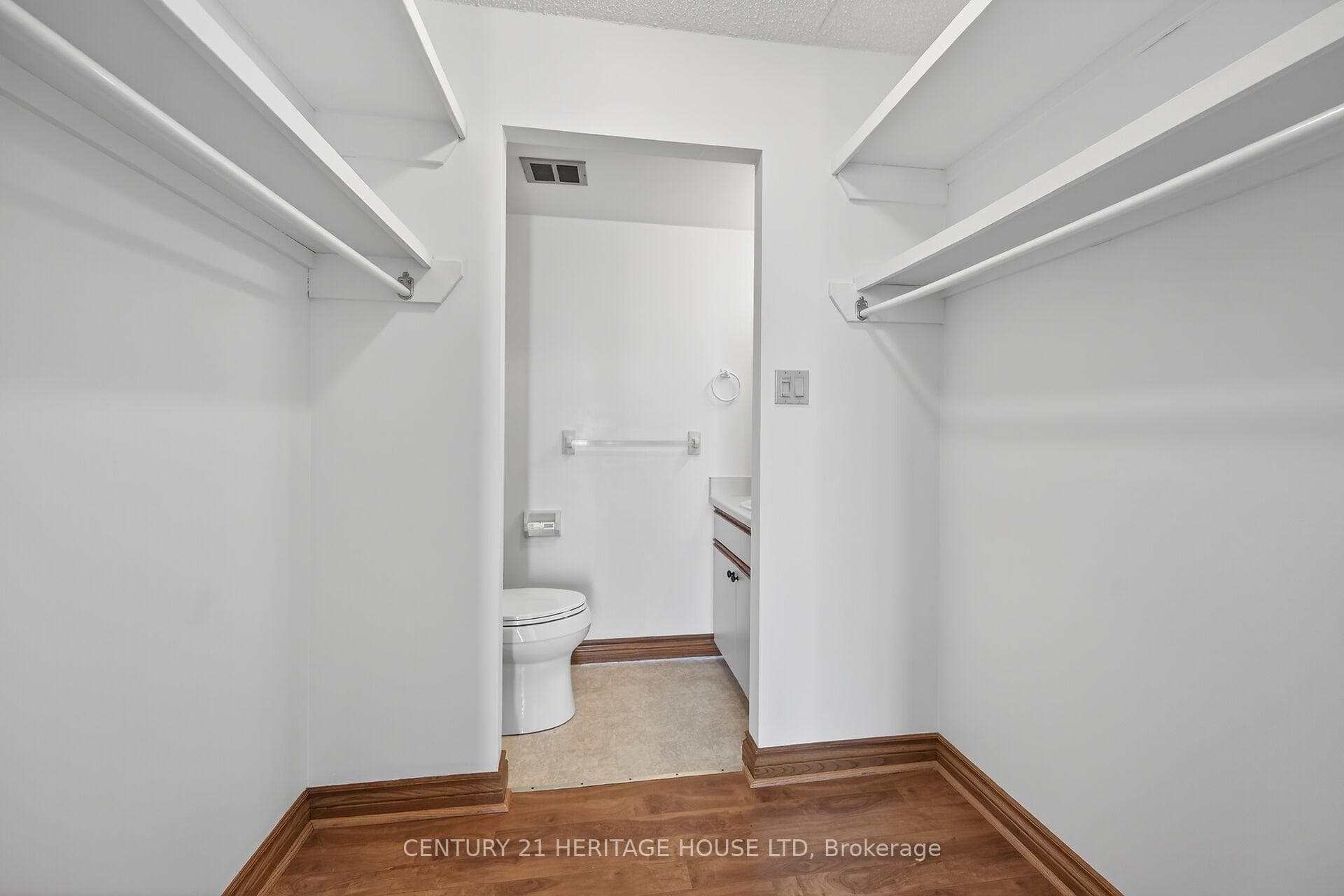 Primary Bedroom with walk in closet and ensuite
