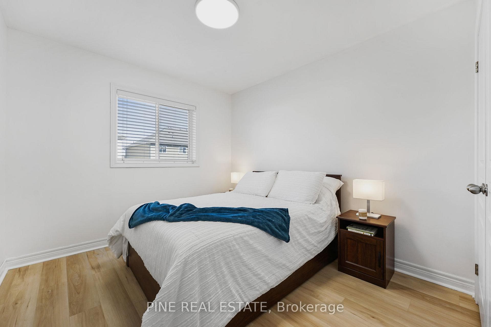 Secondary Bedroom Staged as a Bedroom