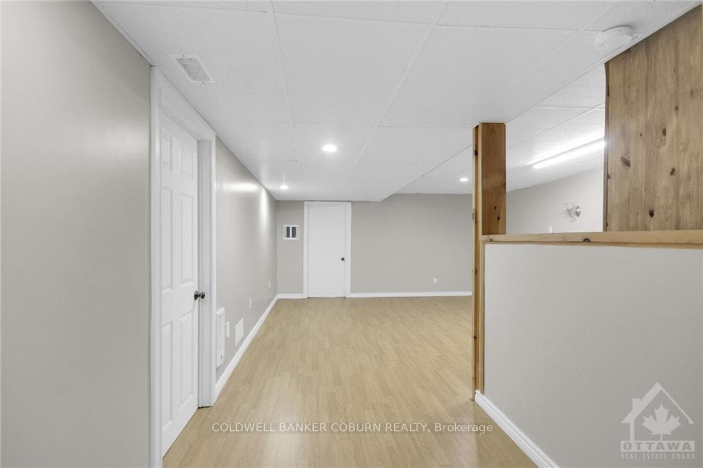 Lower level includes a large rec room and lots of