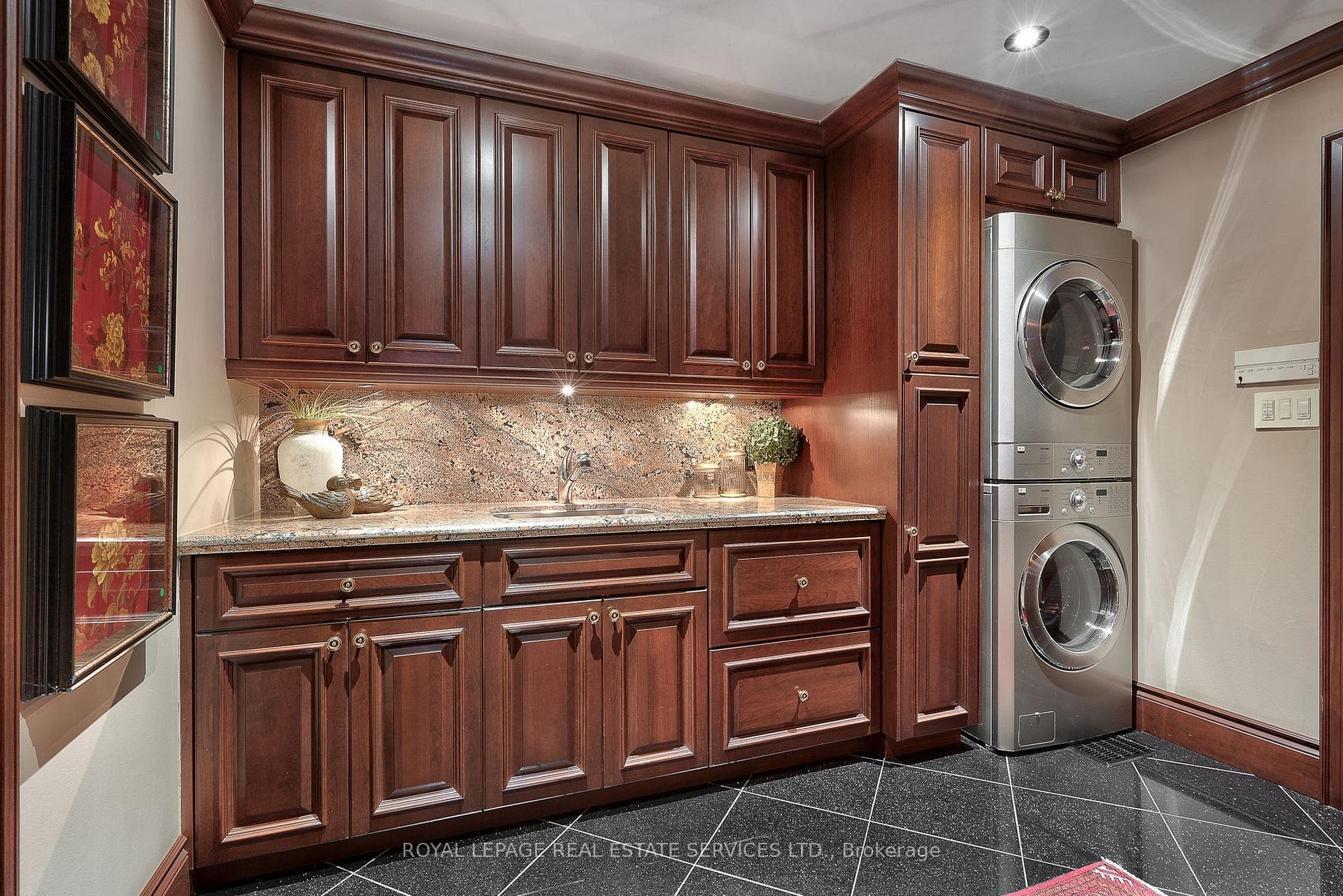 Laundry Room with Access to Garage
