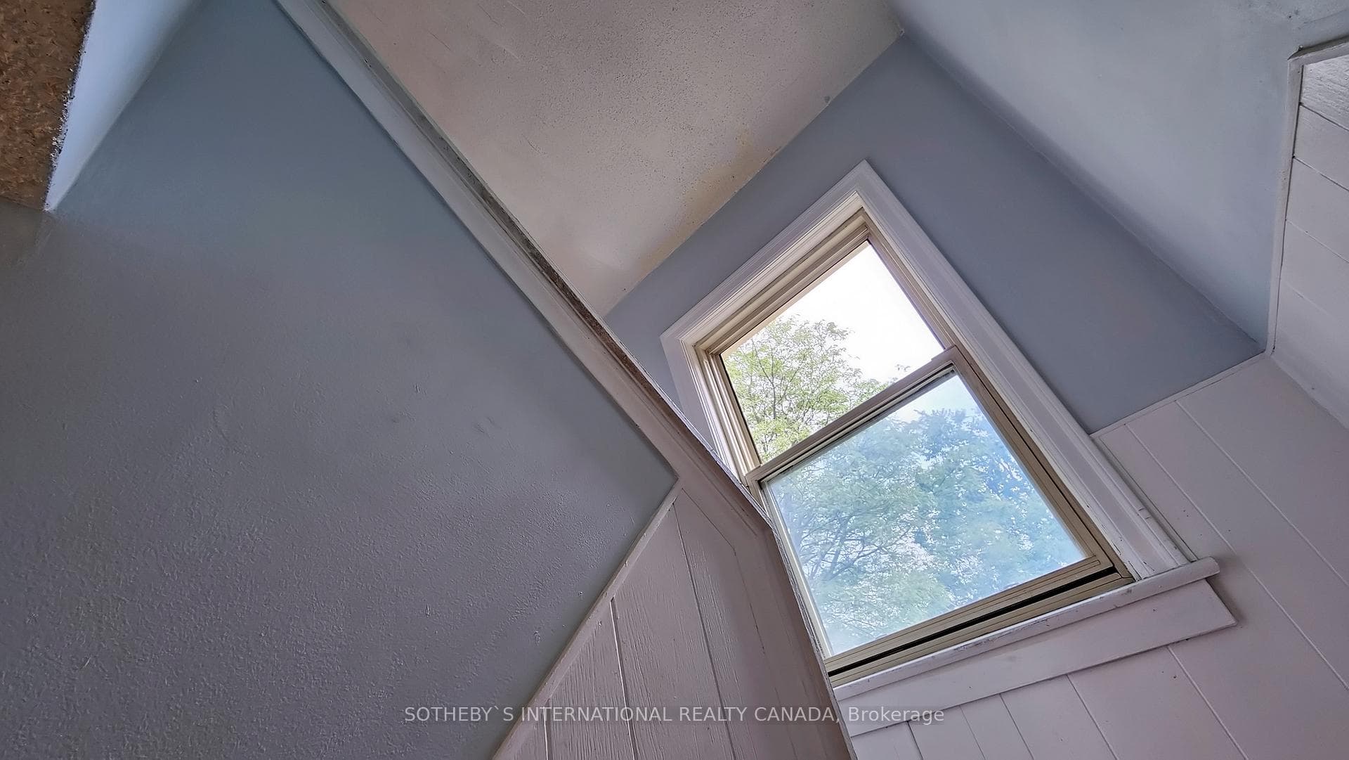 Stairwell window for extra natural light