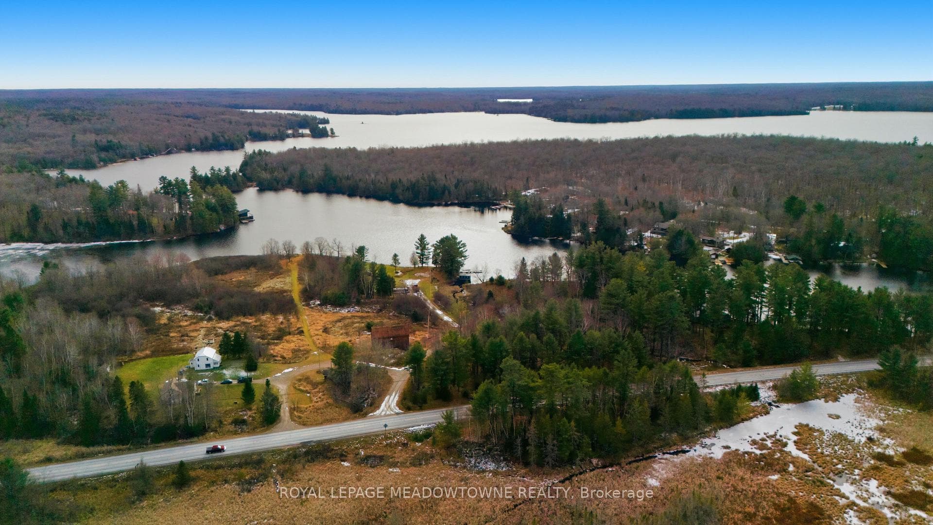 Views toward Ahmic Lake and Magnetawan river