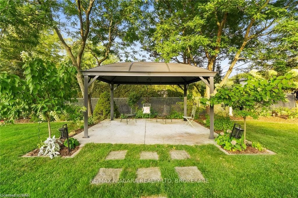 View of patio / terrace with a gazebo