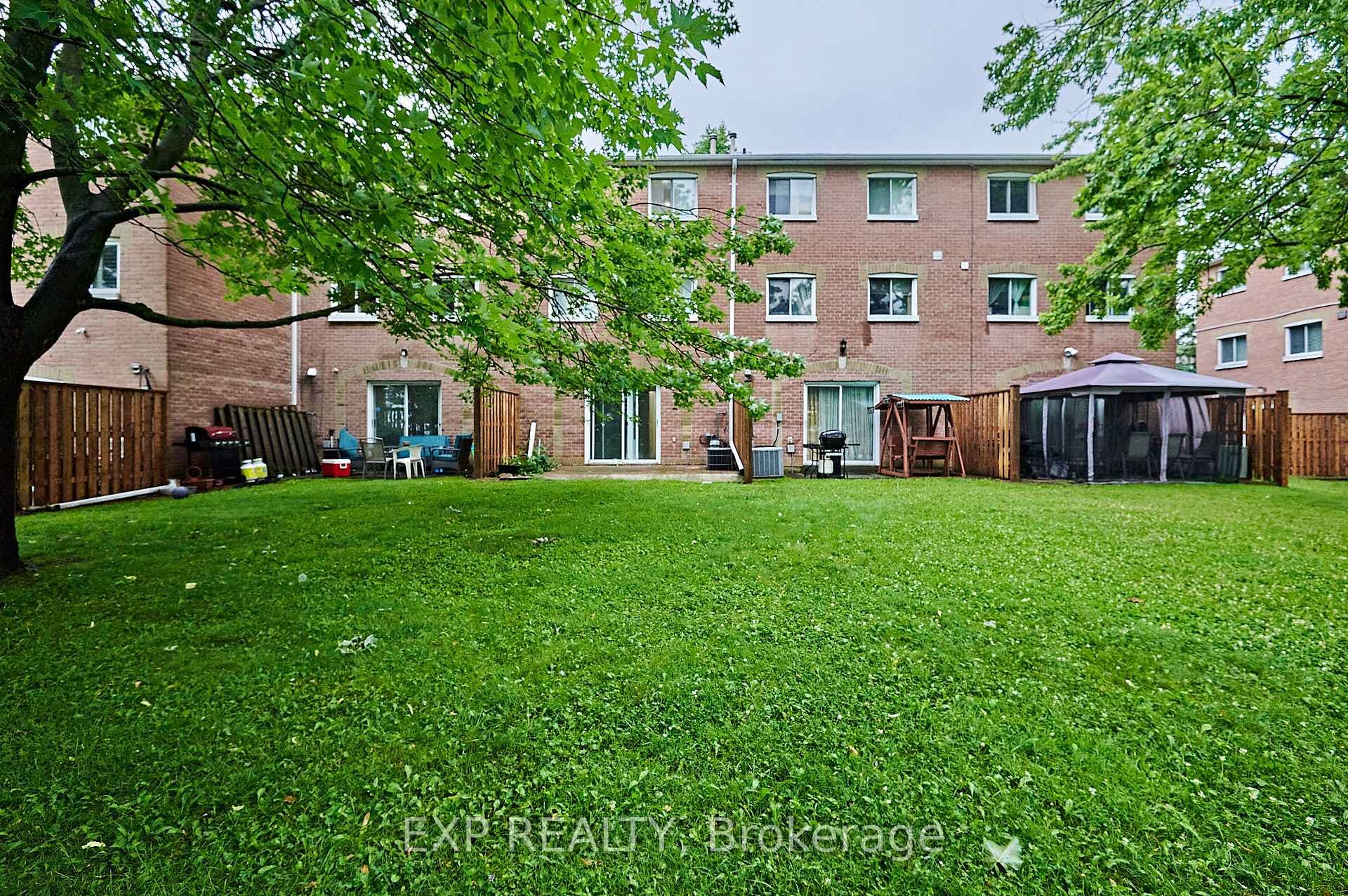 View of backyard