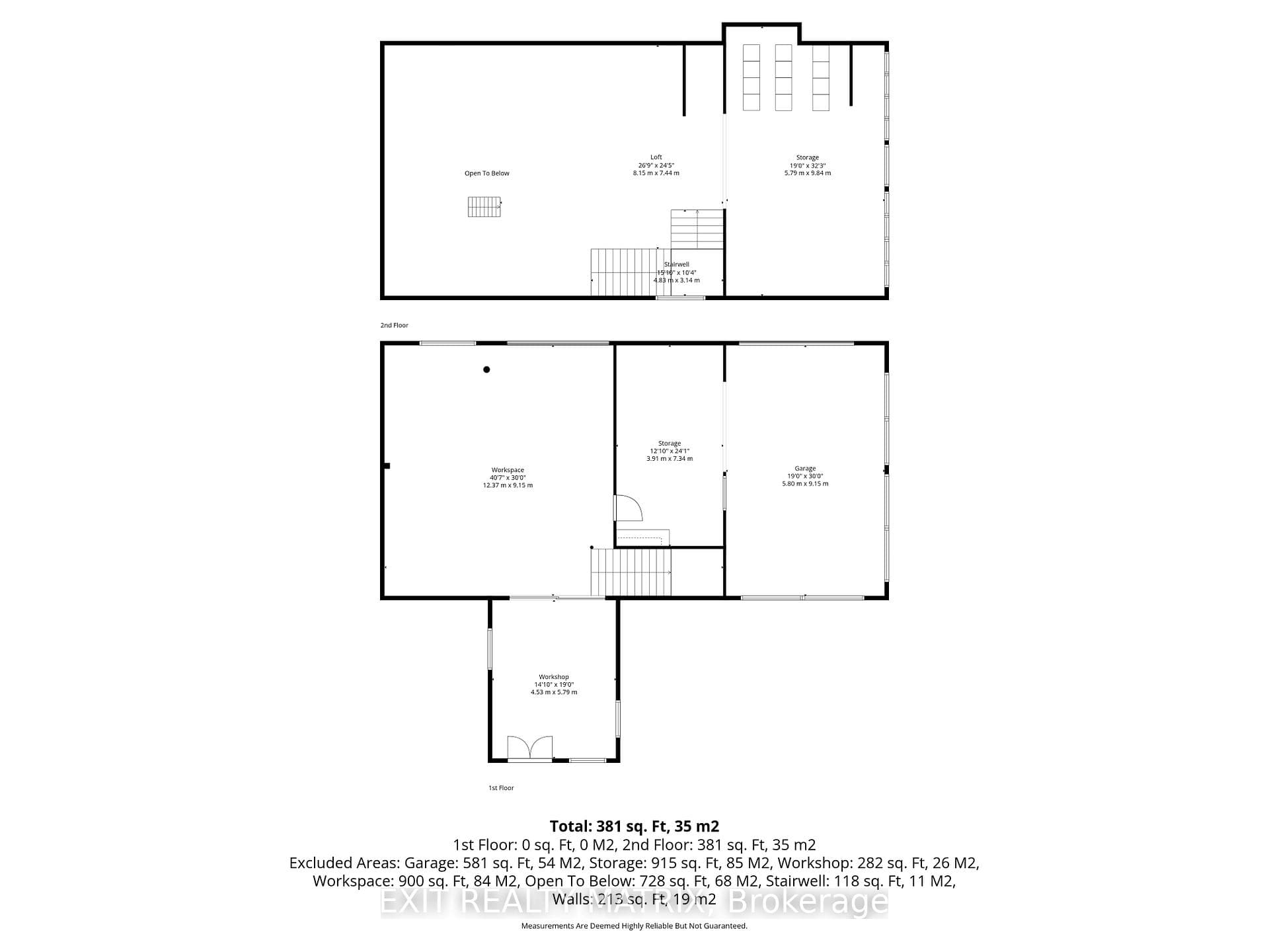 Barn floorplans: Buyer to verify measurements