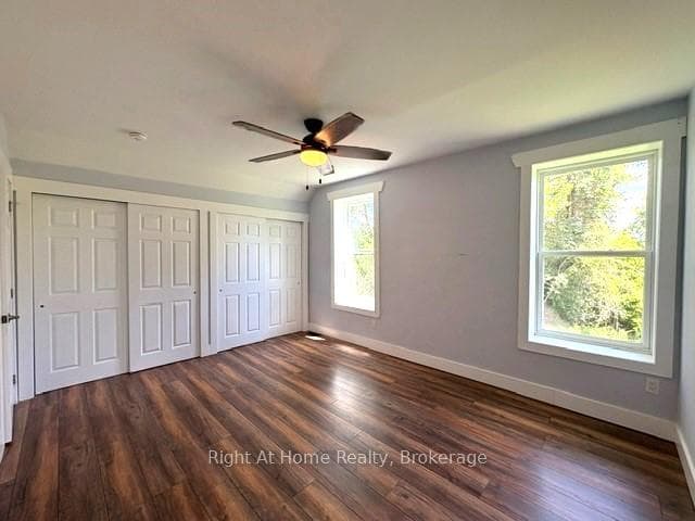 Primary bedroom - oversized double closets