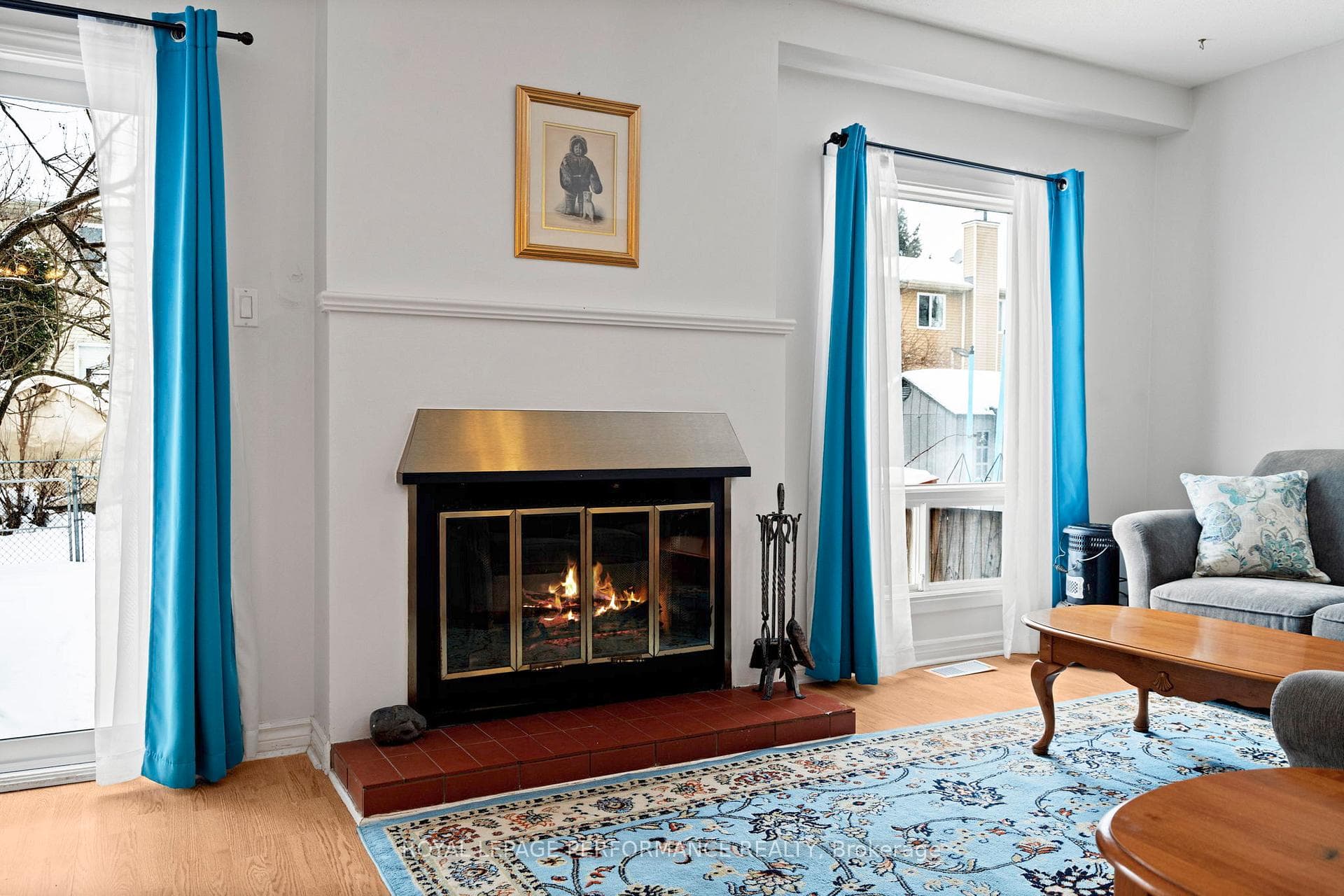 *virtual edit. Fireplace not WETT Certified/as is.