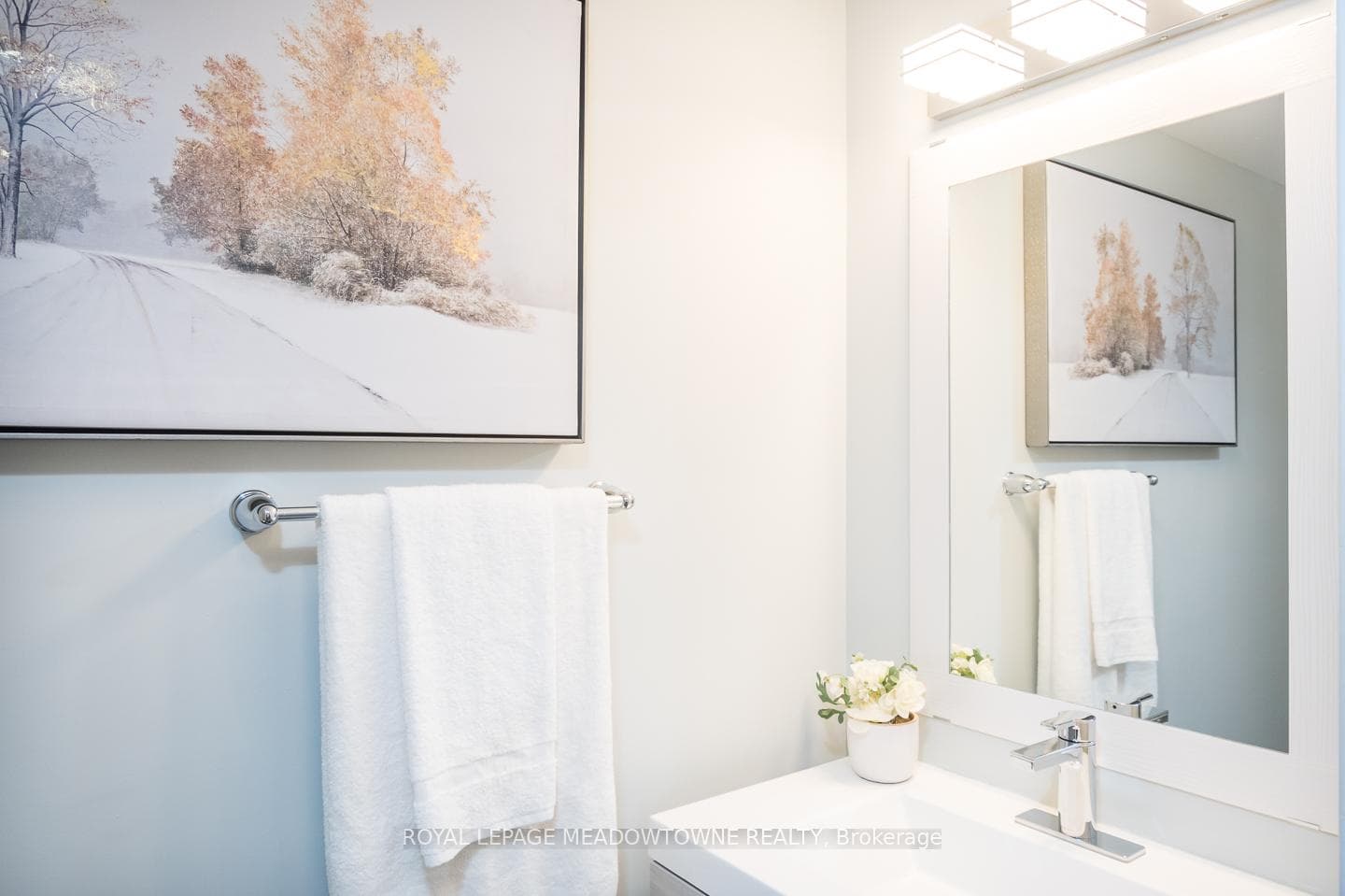 upgraded powder room