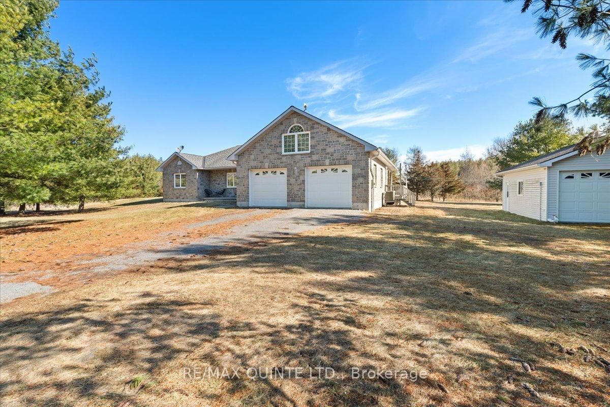 large 2 car attached garage