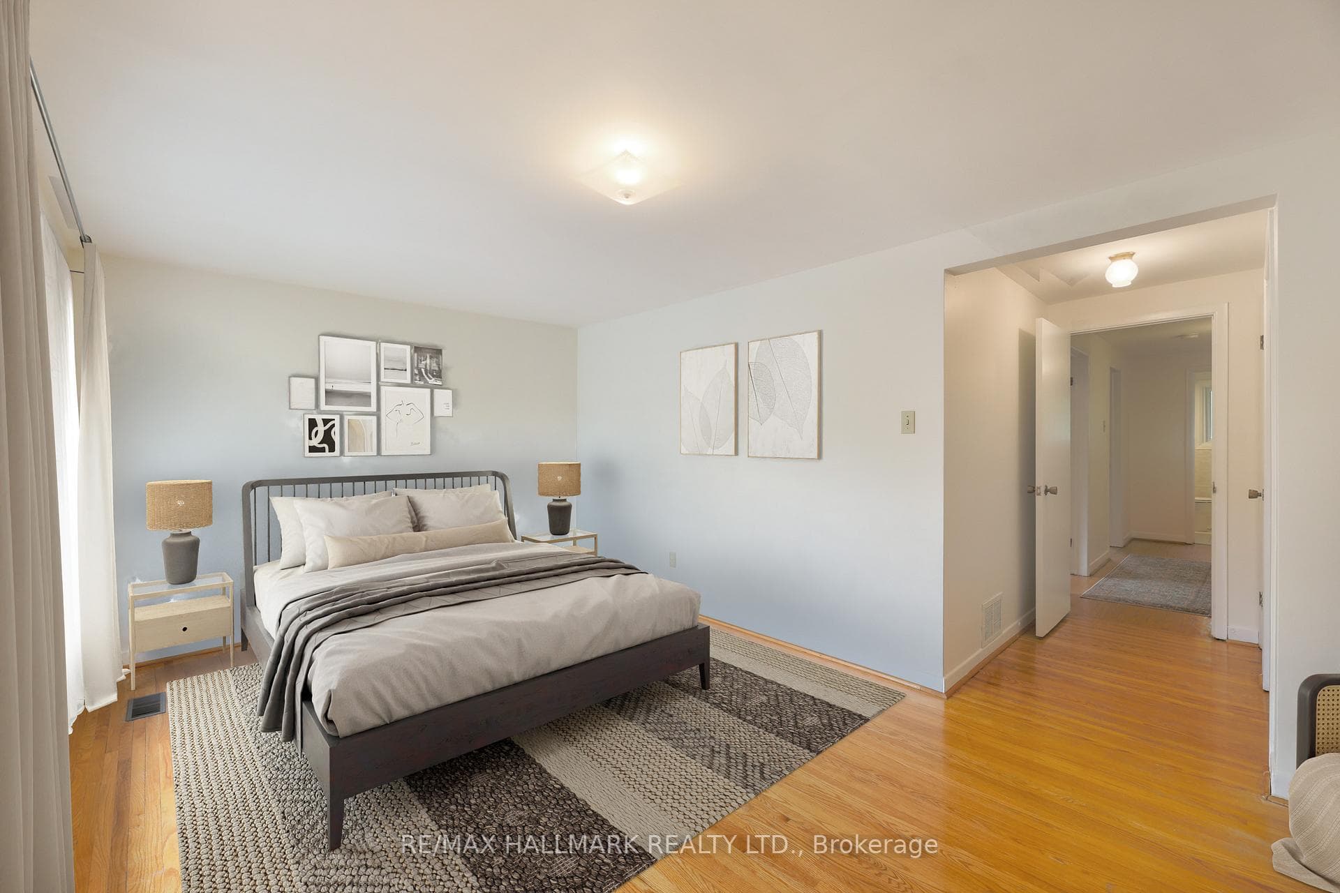 Staged Primary Bedroom