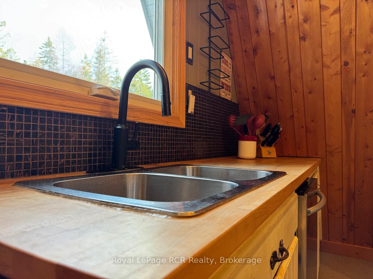 With modern conveniences including a dishwasher.