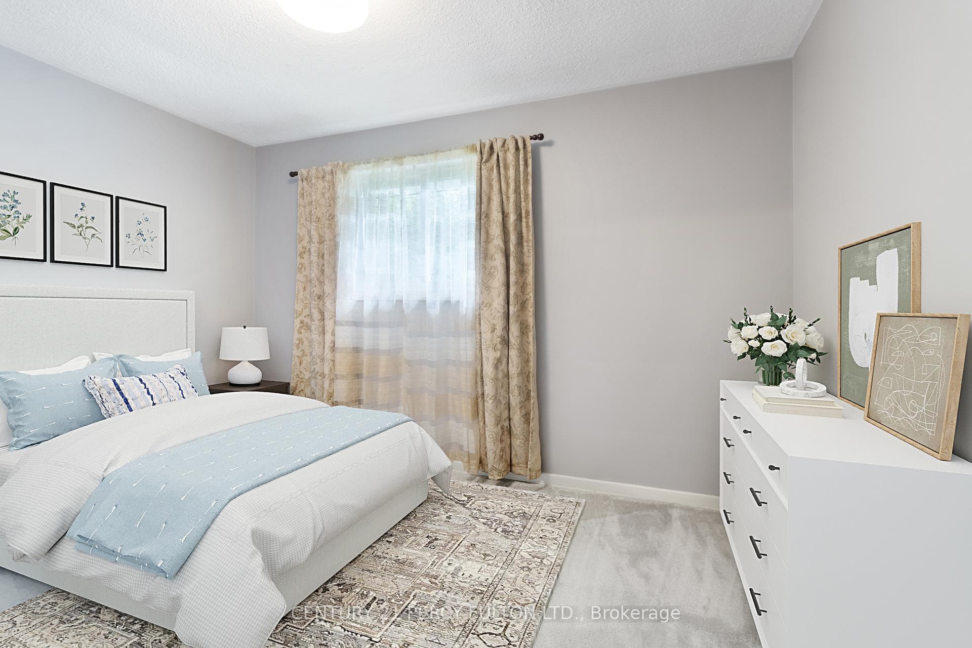 Main Floor Bedroom 2 Virtually Staged